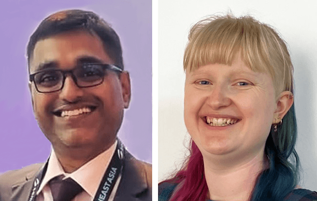 KLA's Avinash Srinivasan and Eloise Bond received semiconductor industry awards in 2023.